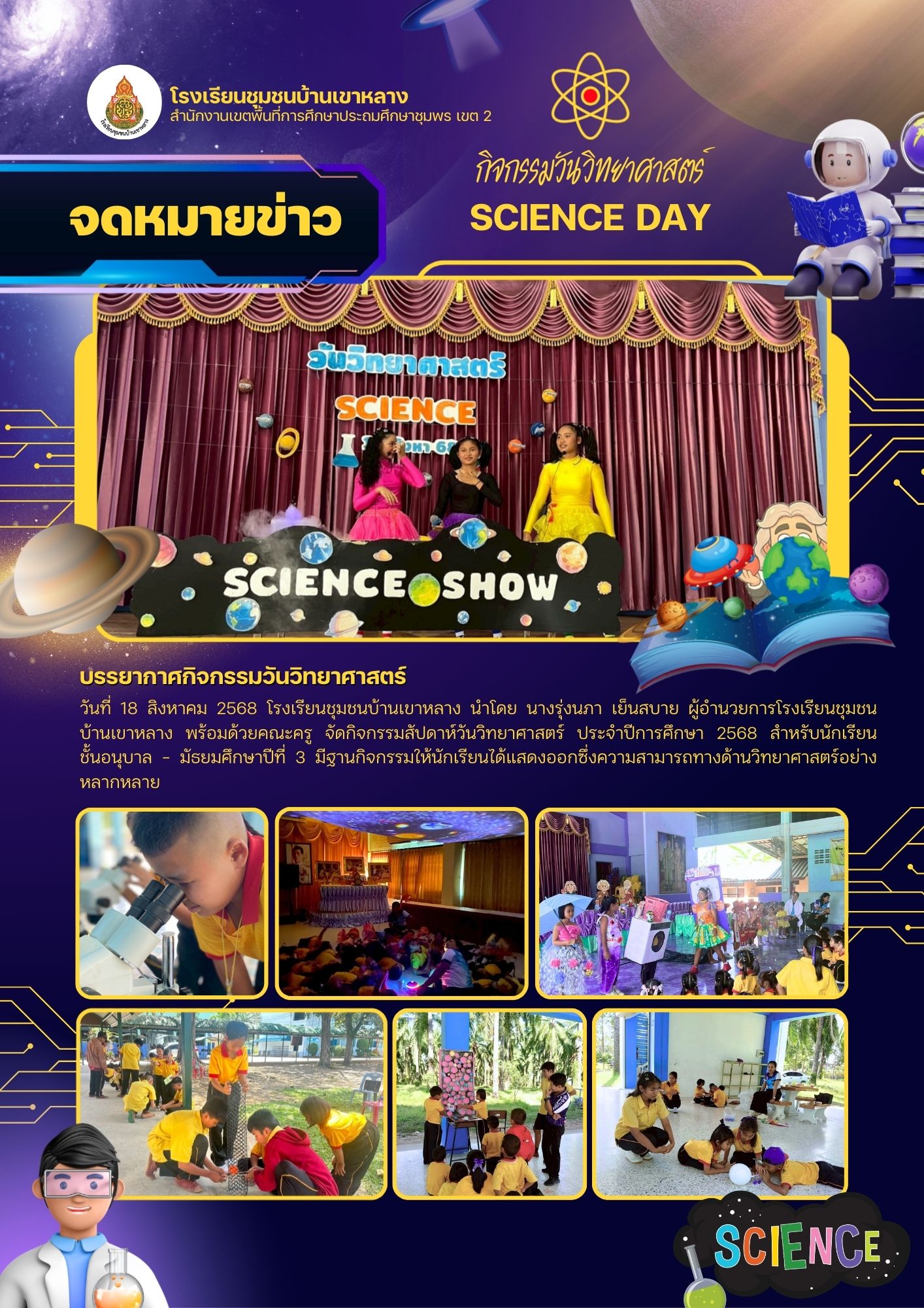 กิจกรรมวันวิทยาศาสตร์