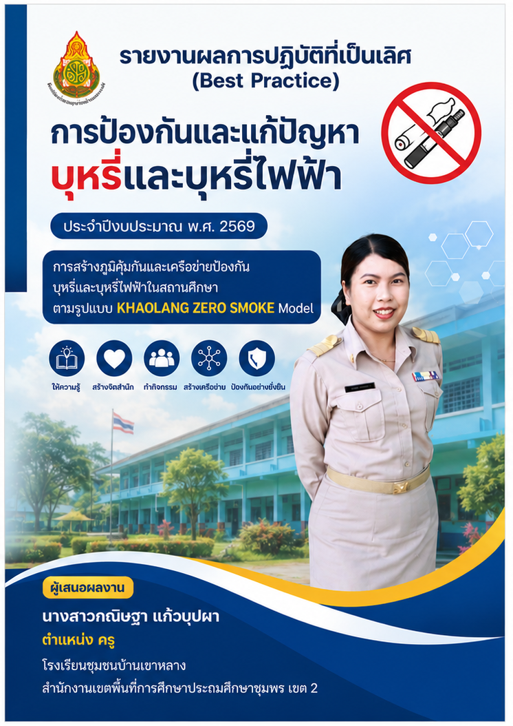นวัตกรรม KHAOLANG ZERO SMOKE Model